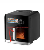 Freidora 2 FREIDORA DE AIRE 10L 2000WTS INOX